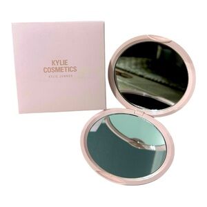 KYLIE COSMETICS Blush Pink Cosmetic 3” Round Compact Mirror NWT